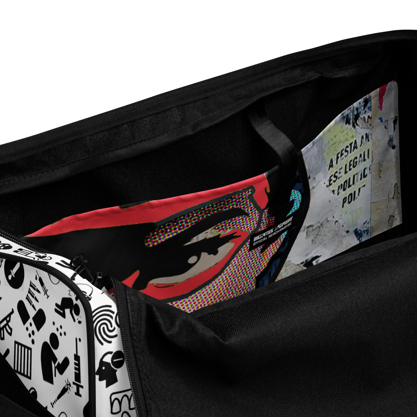 Life of Crime Duffle bag - White