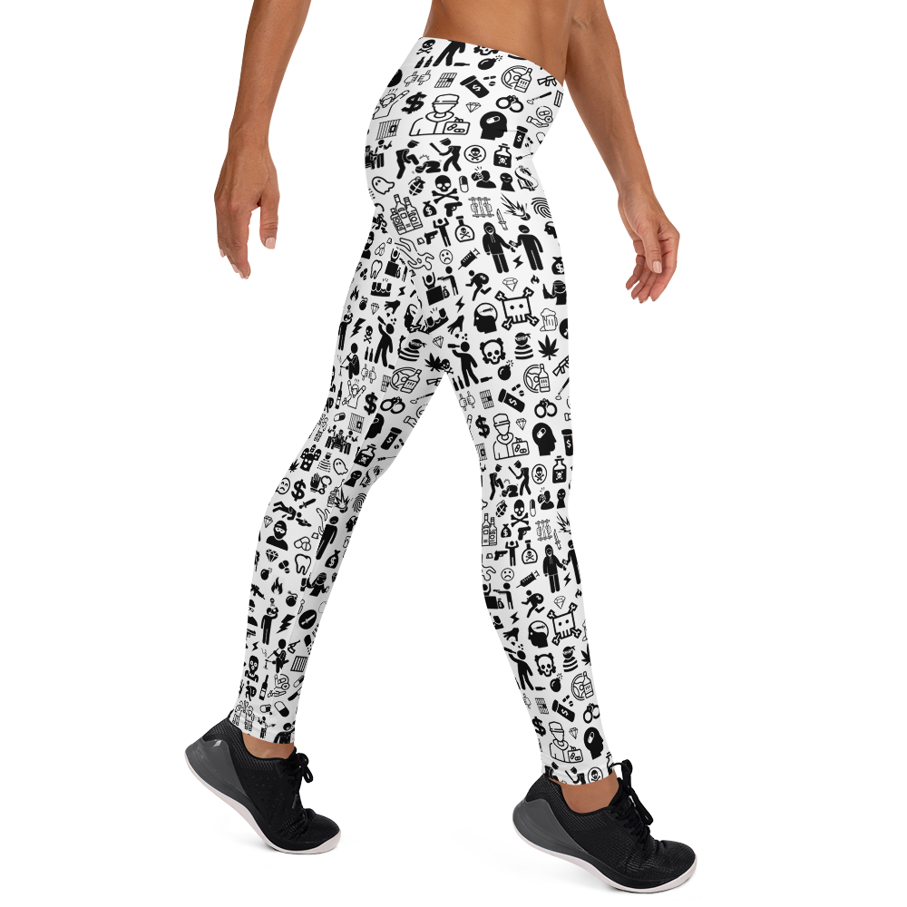 Life of Crime Leggings - White