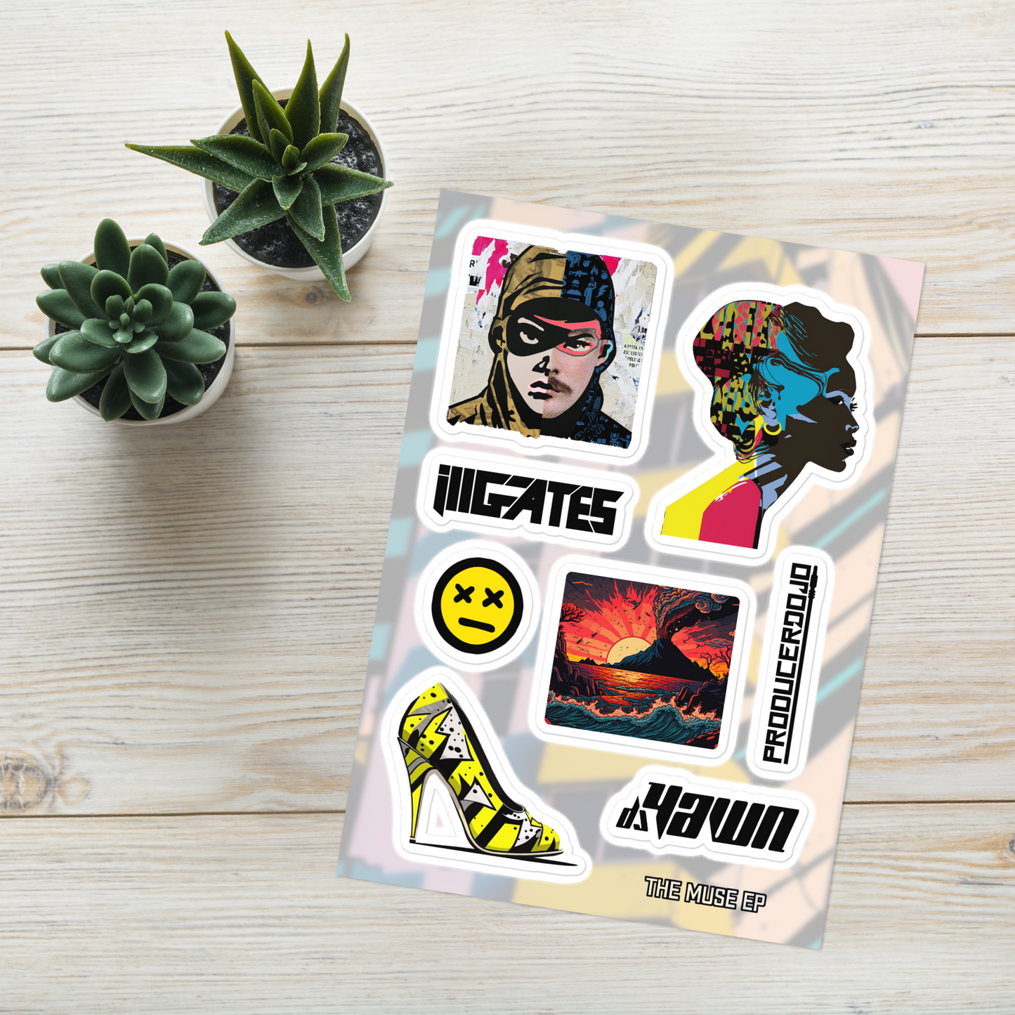 Muse EP Sticker sheet
