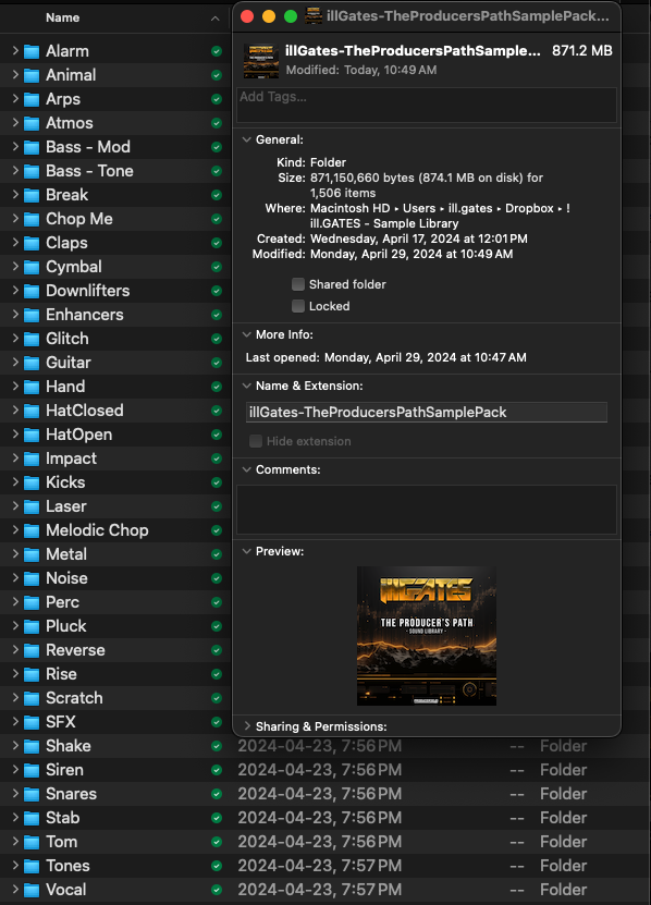 The Producer's Path - Sample Library