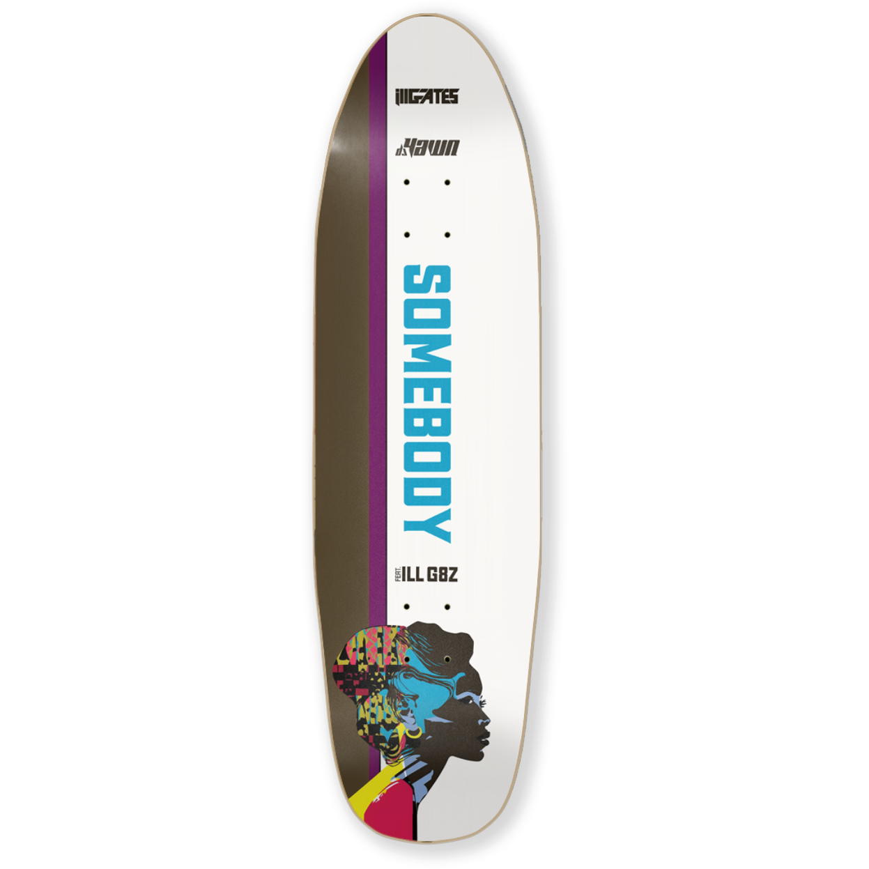 Somebody punk nose pool skateboard