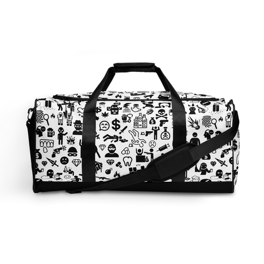 Life of Crime Duffle bag - White
