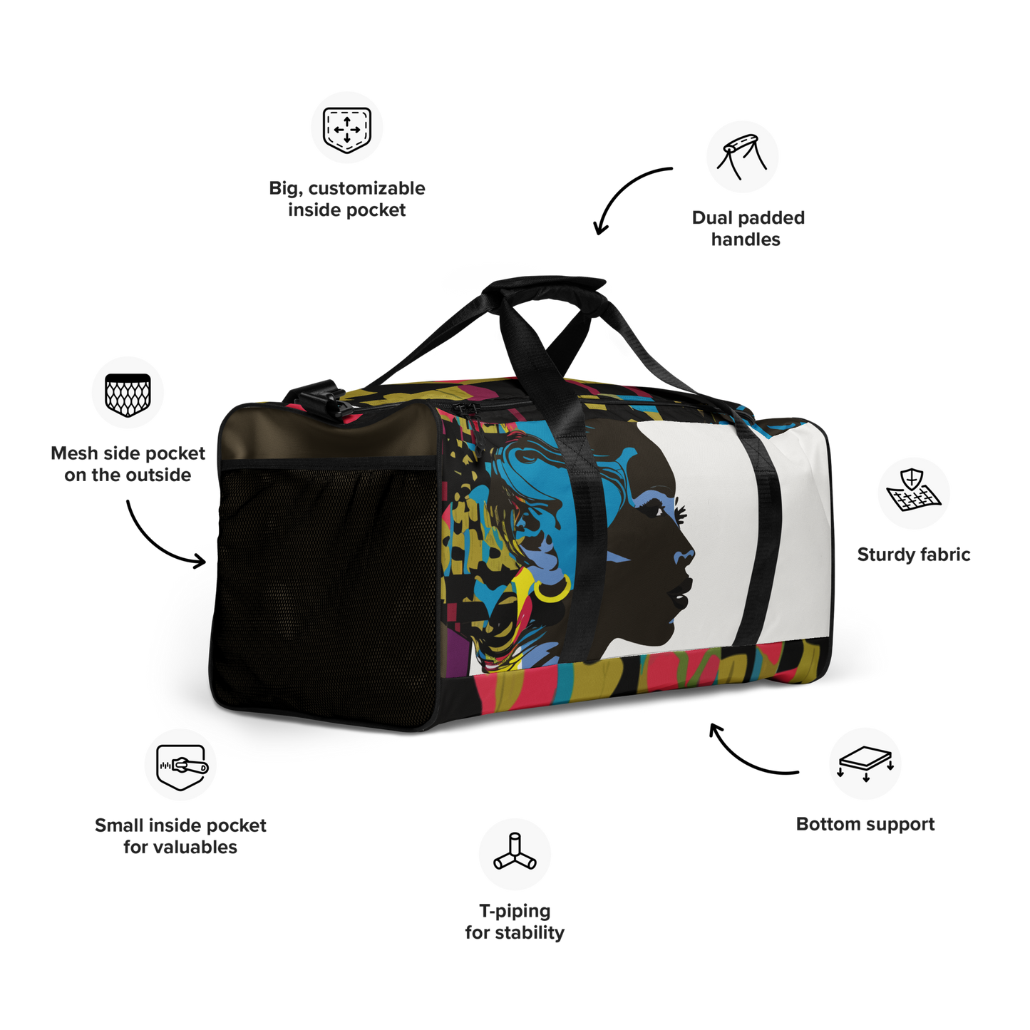 Somebody Duffle bag