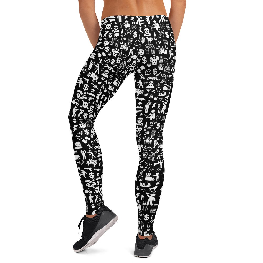 Life of Crime Leggings - Black