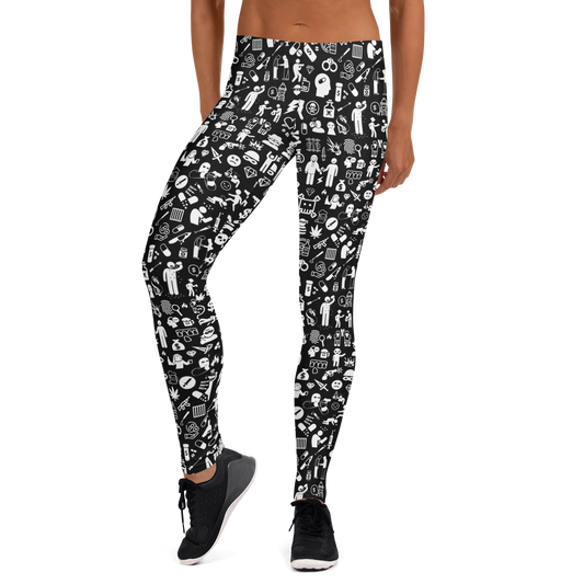 Life of Crime Leggings - Black