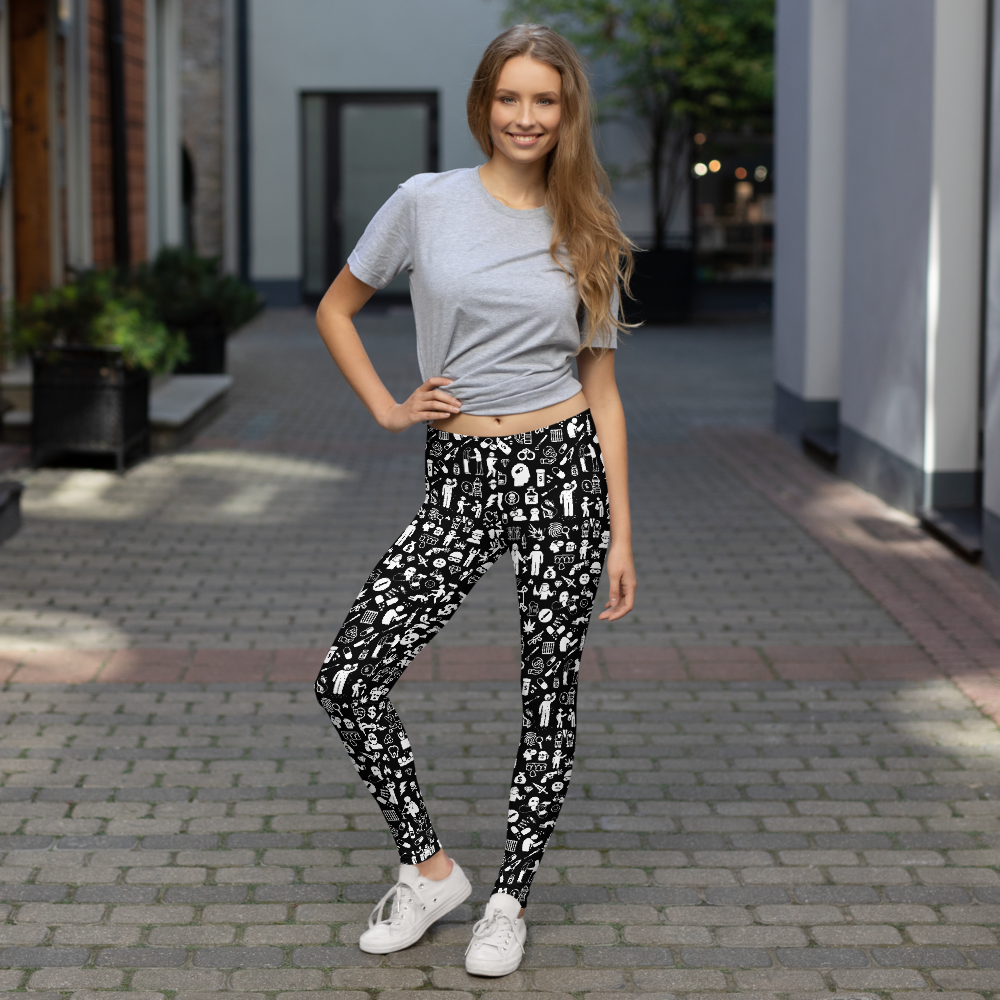 Life of Crime Leggings - Black