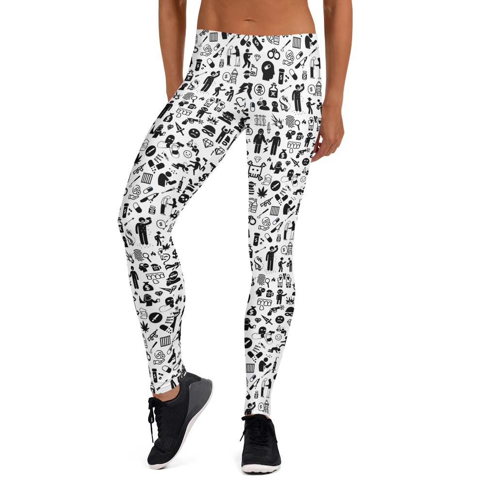 Life of Crime Leggings - White