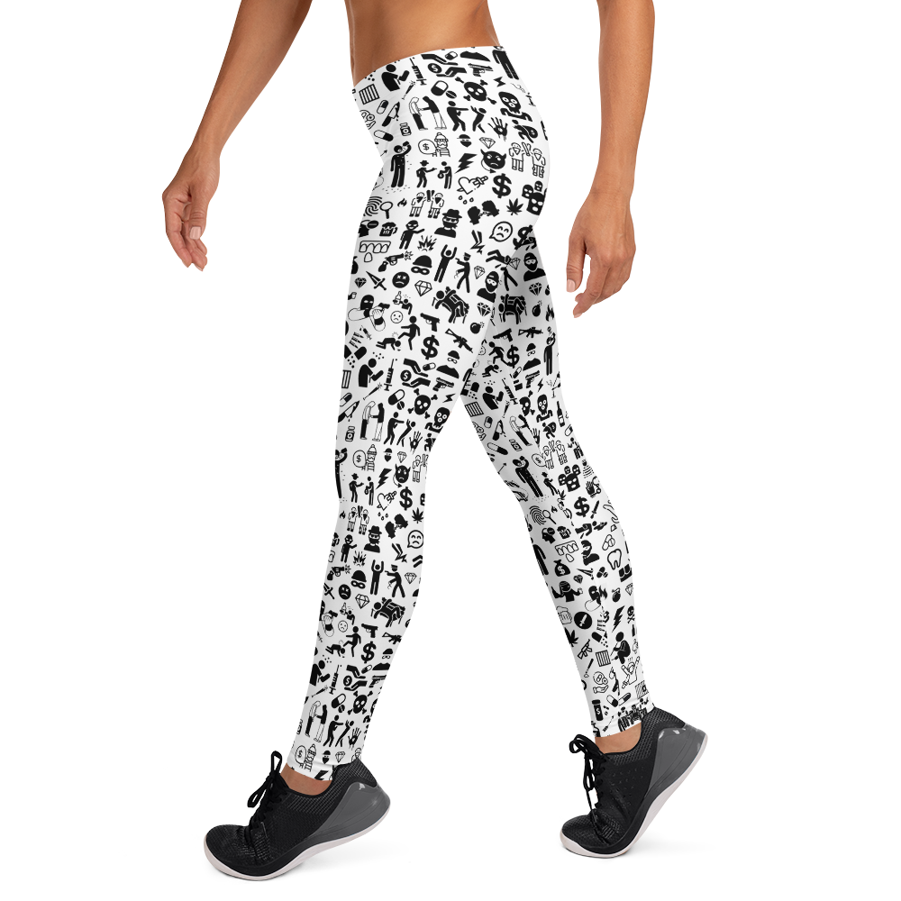 Life of Crime Leggings - White