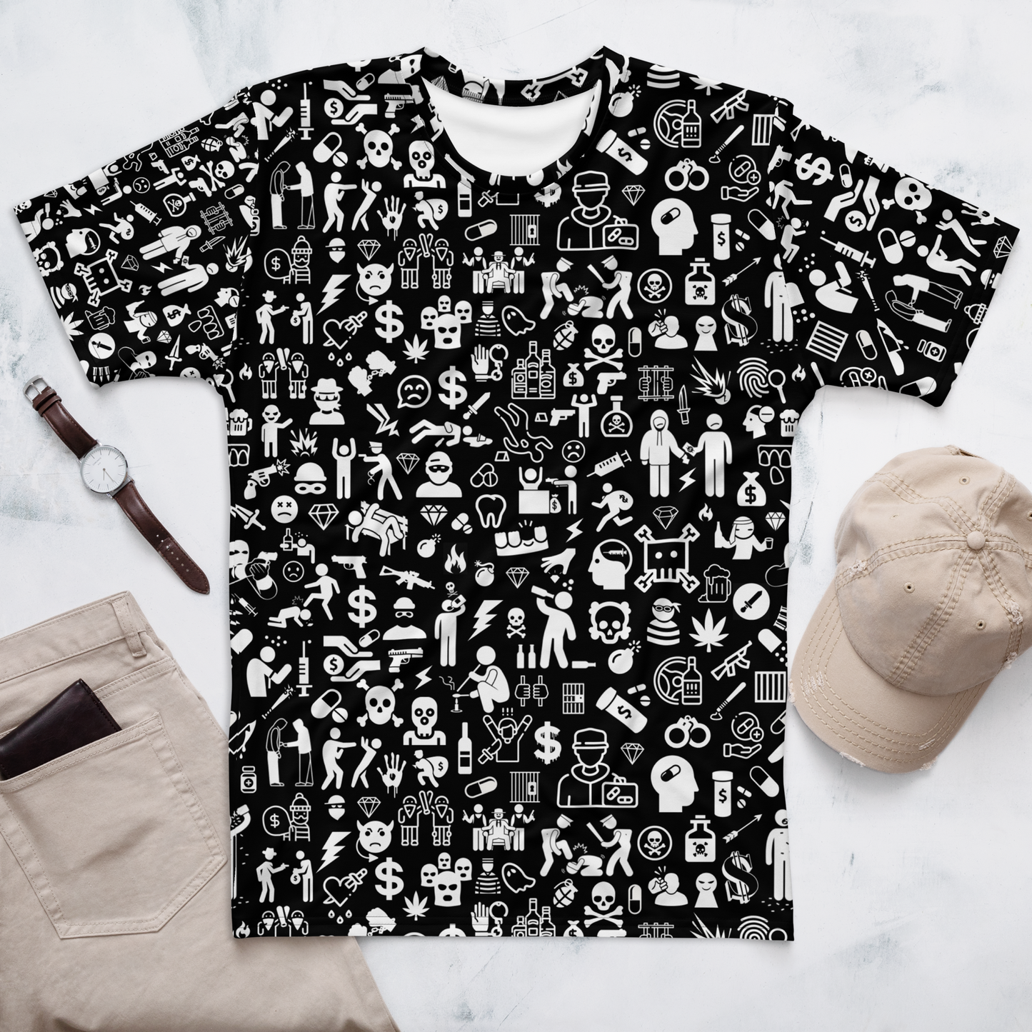 Life of Crime T-shirt - Black