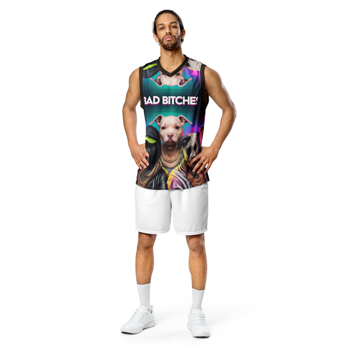 Bad Bitches unisex basketball jersey + EXCLUSIVE Bad Bitches VIP
