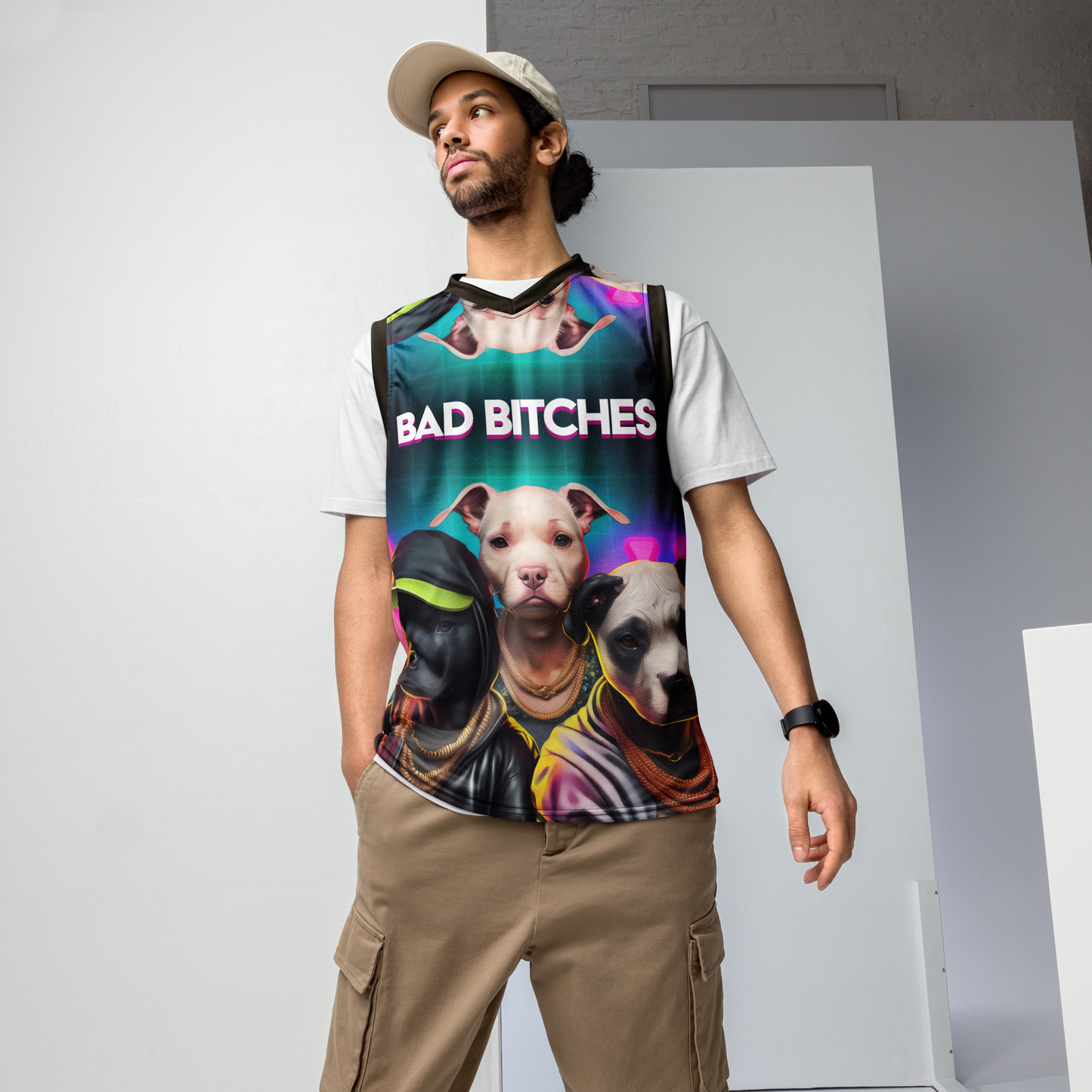 Bad Bitches unisex basketball jersey + EXCLUSIVE Bad Bitches VIP