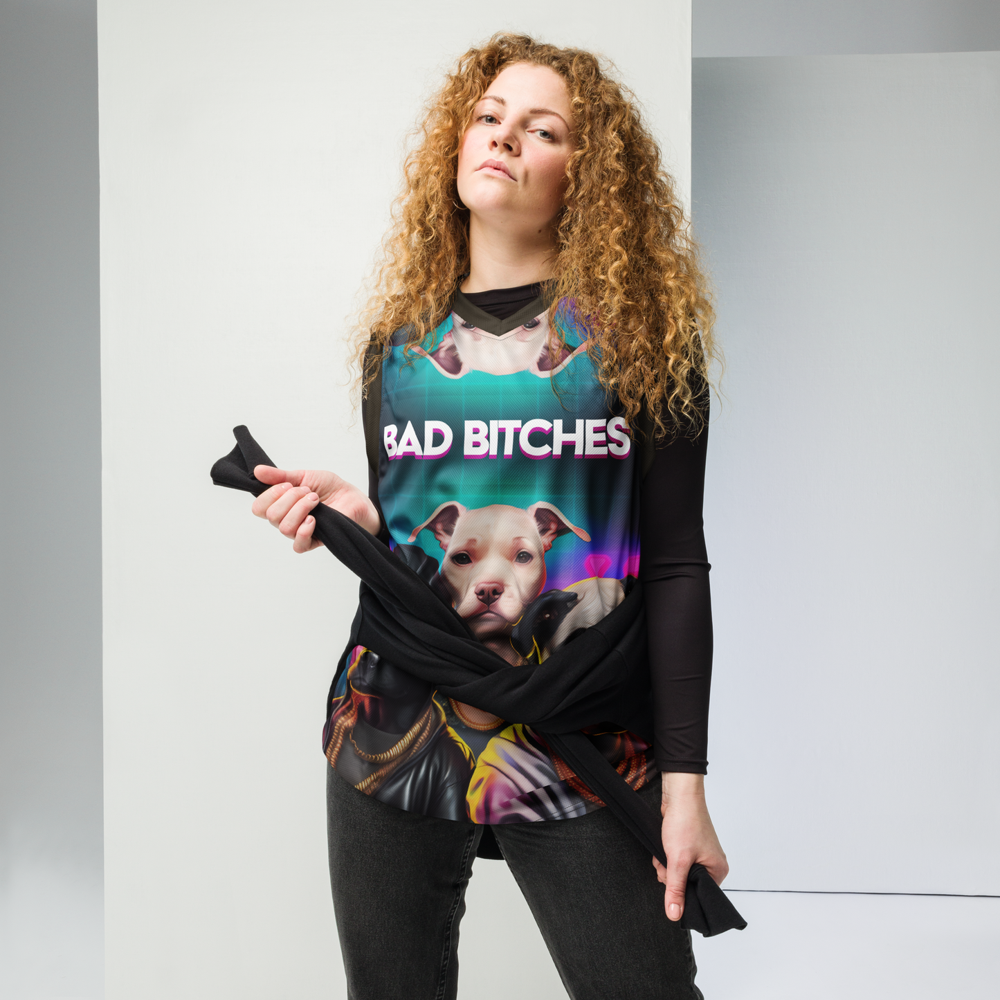 Bad Bitches unisex basketball jersey + EXCLUSIVE Bad Bitches VIP
