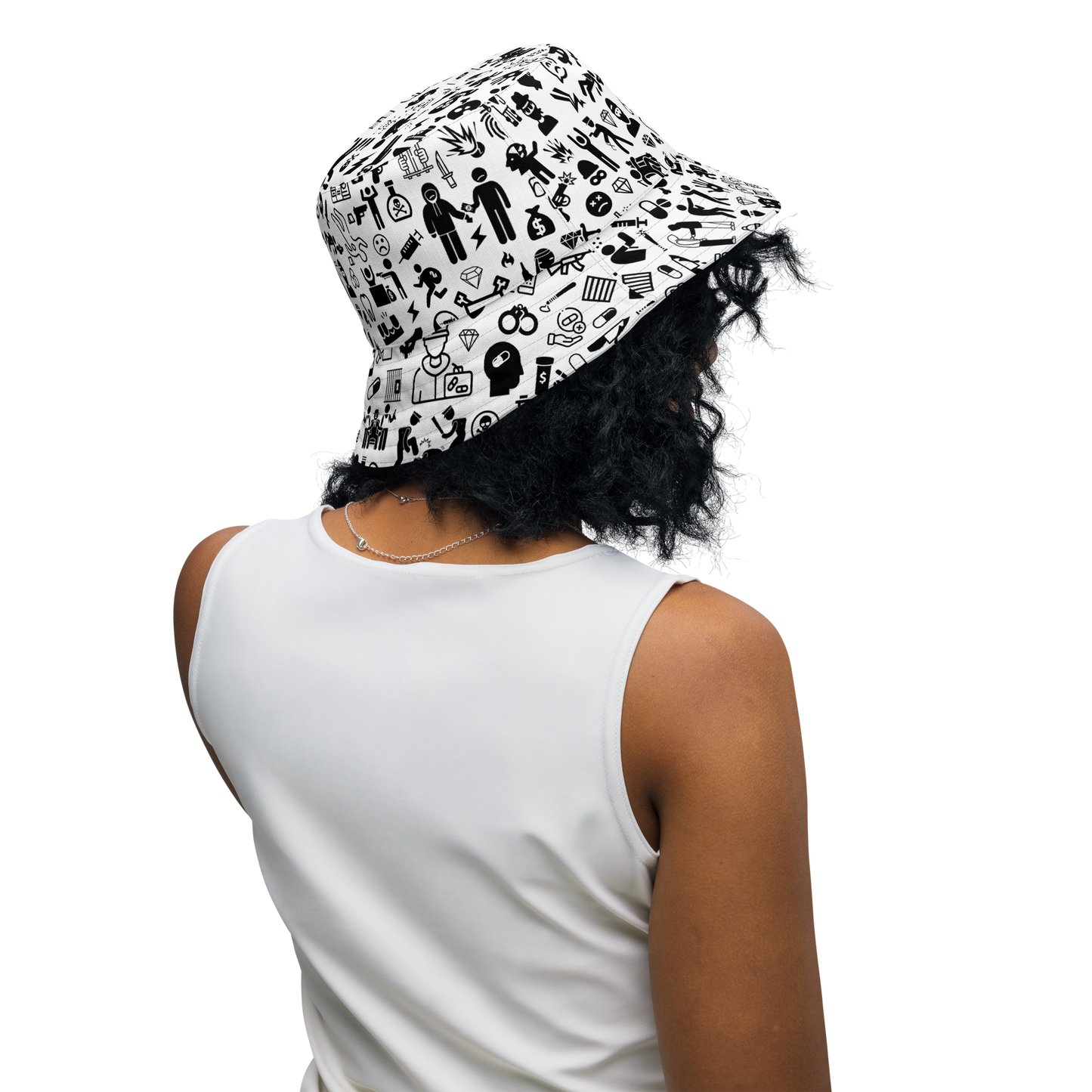 Life of Crime Reversible bucket hat