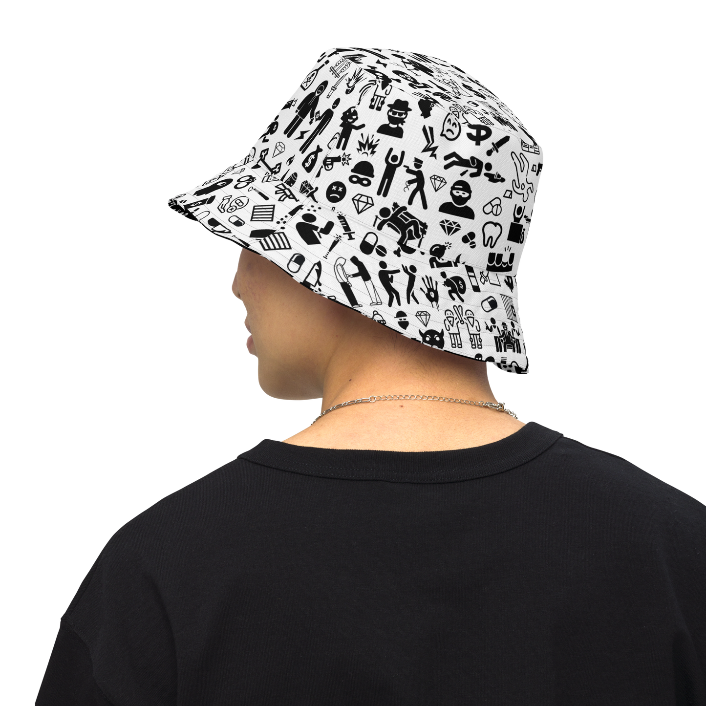 Life of Crime Reversible bucket hat