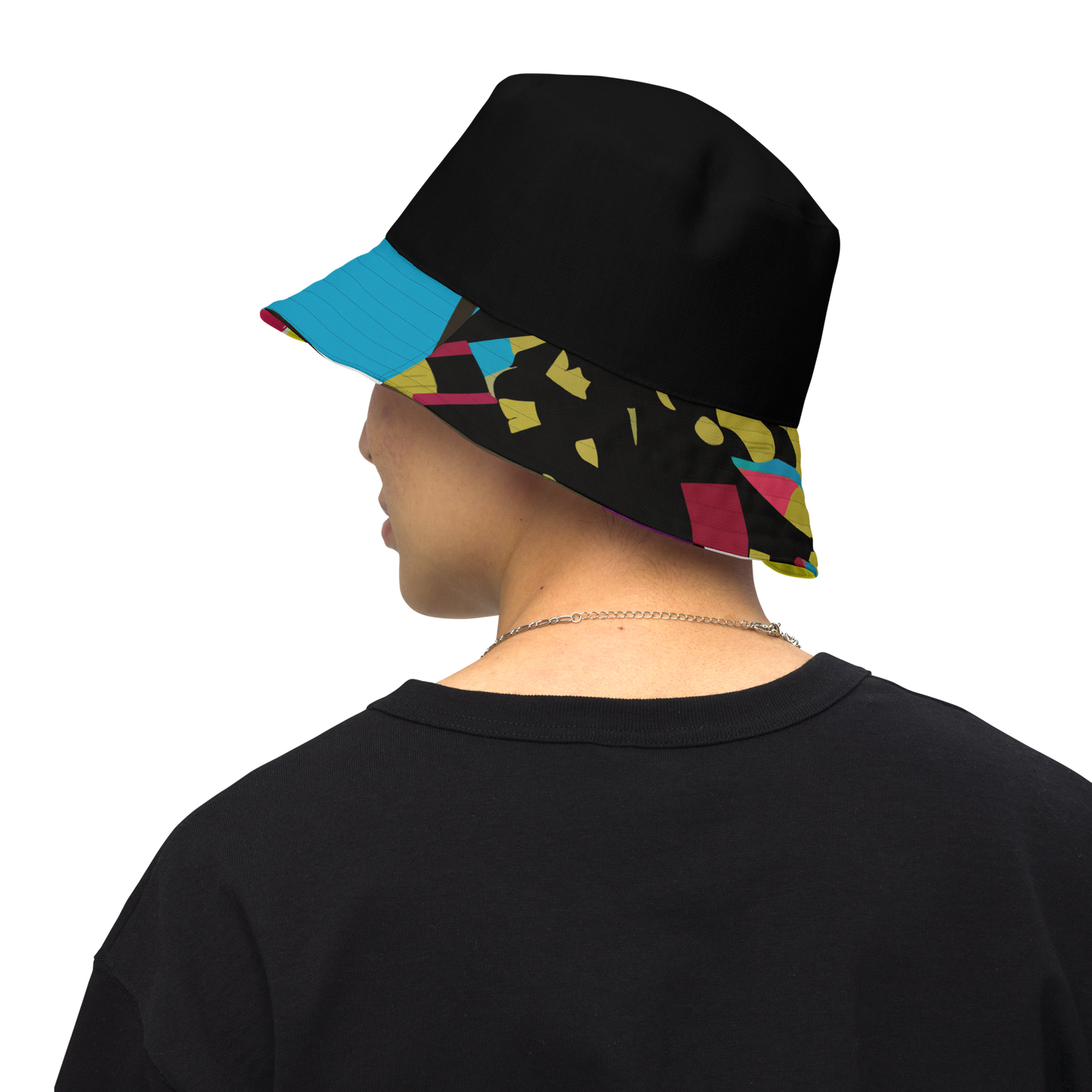 Somebody Reversible bucket hat