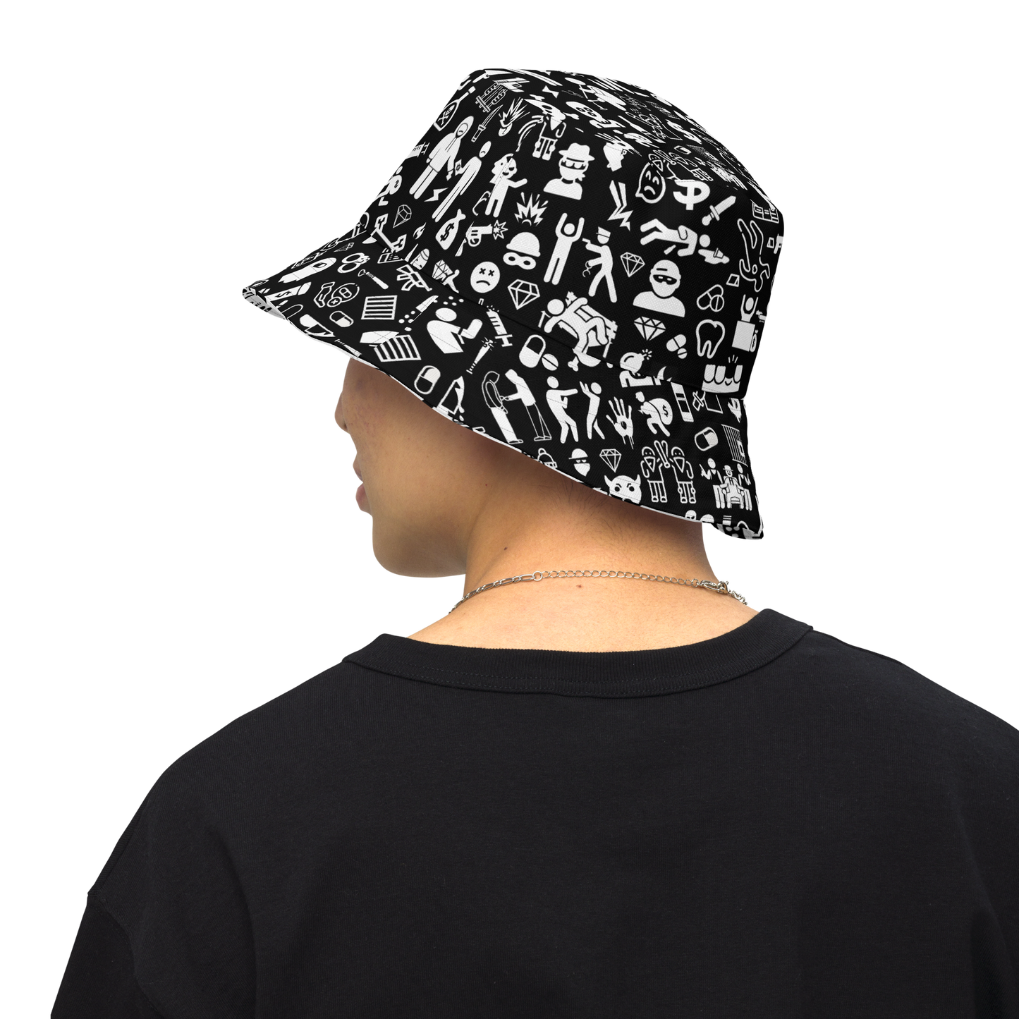 Life of Crime Reversible bucket hat