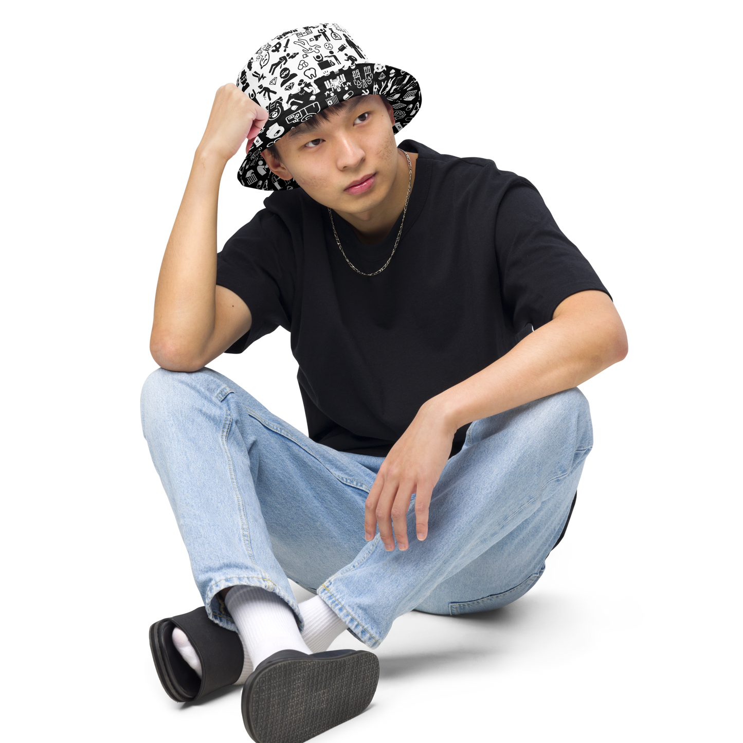 Life of Crime Reversible bucket hat