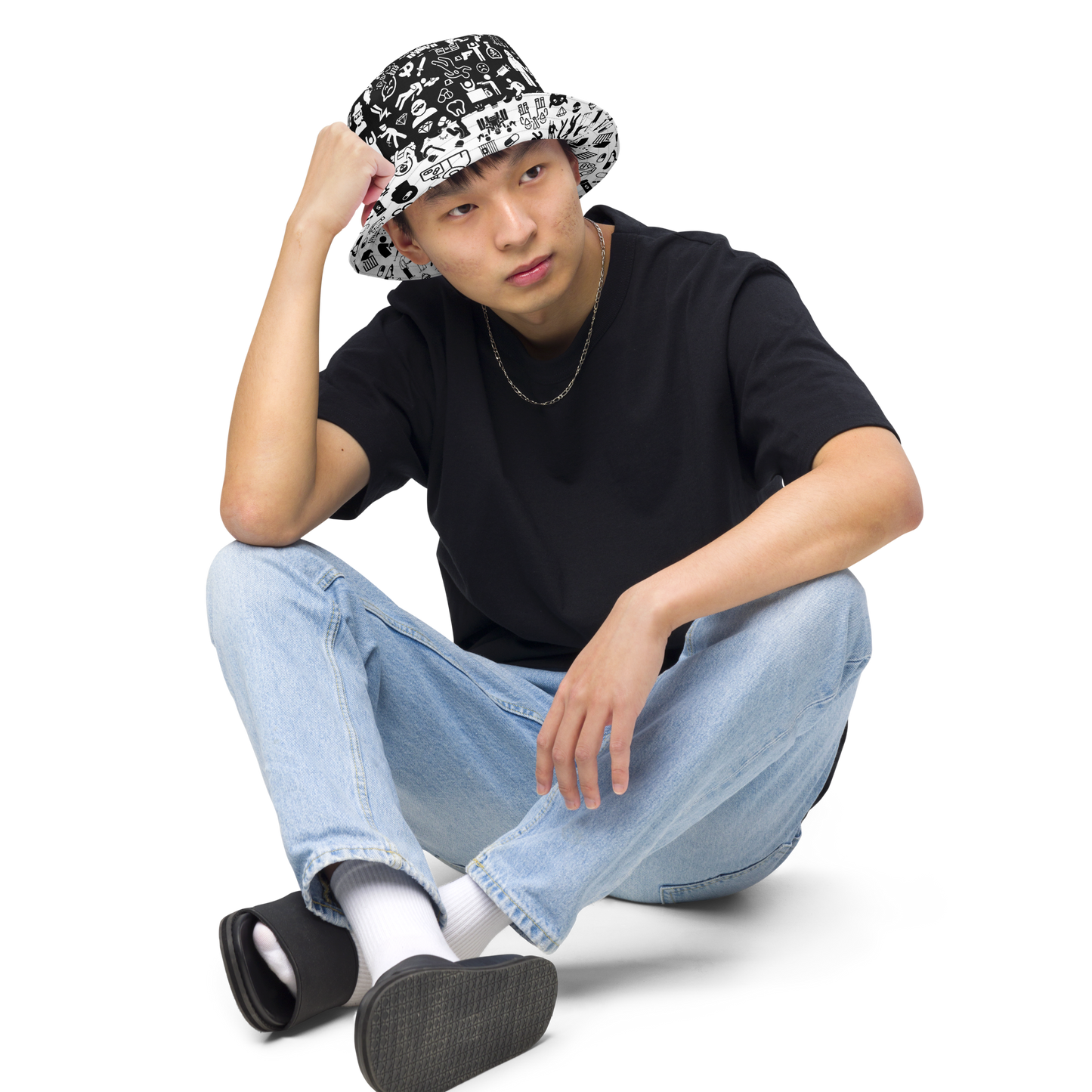 Life of Crime Reversible bucket hat