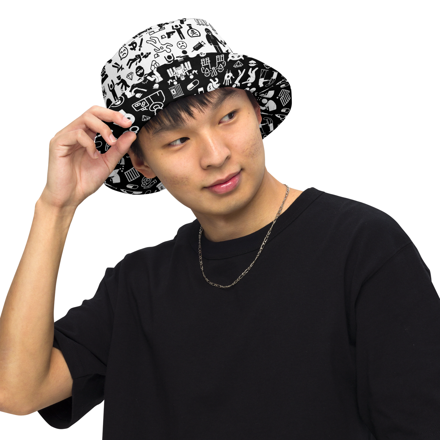 Life of Crime Reversible bucket hat
