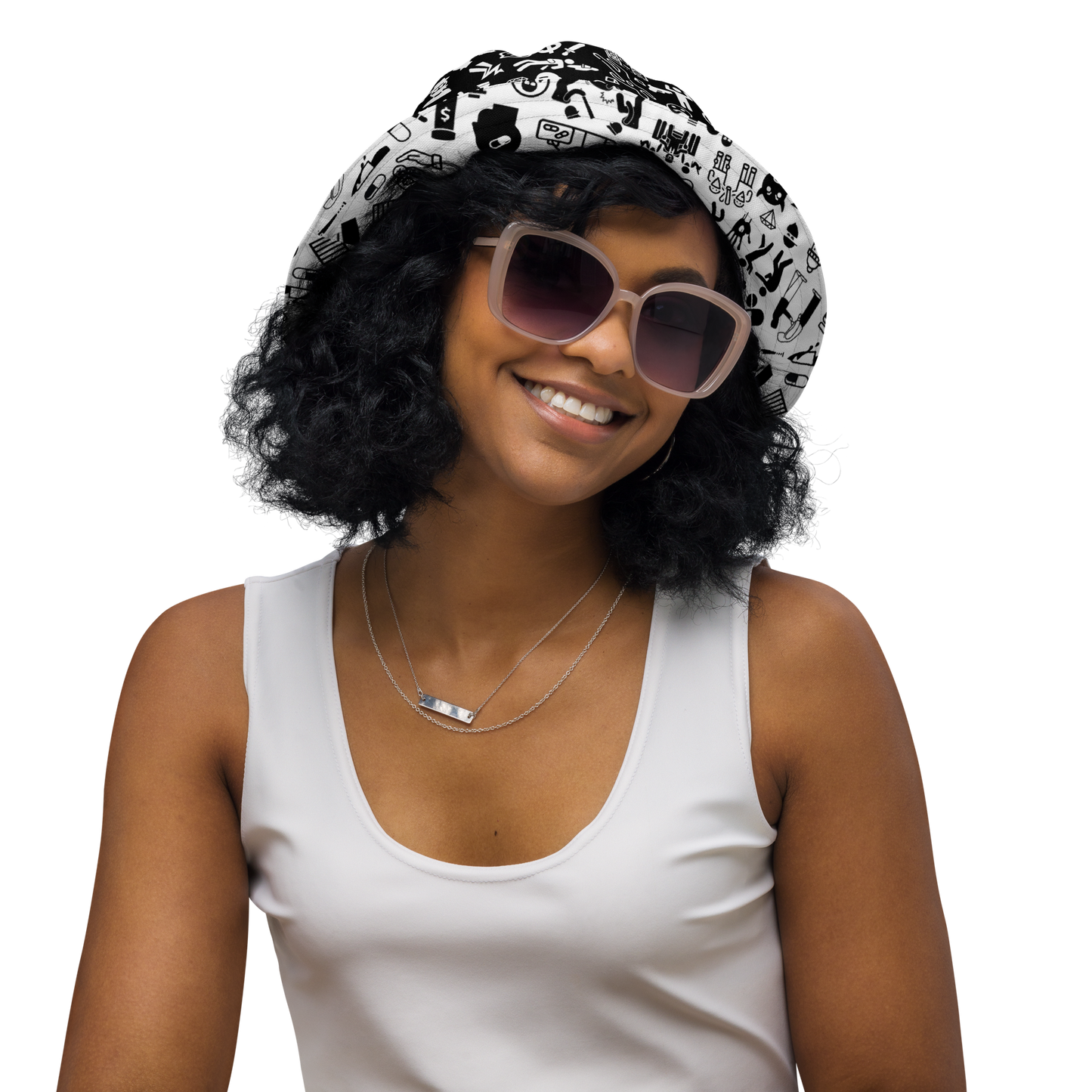 Life of Crime Reversible bucket hat