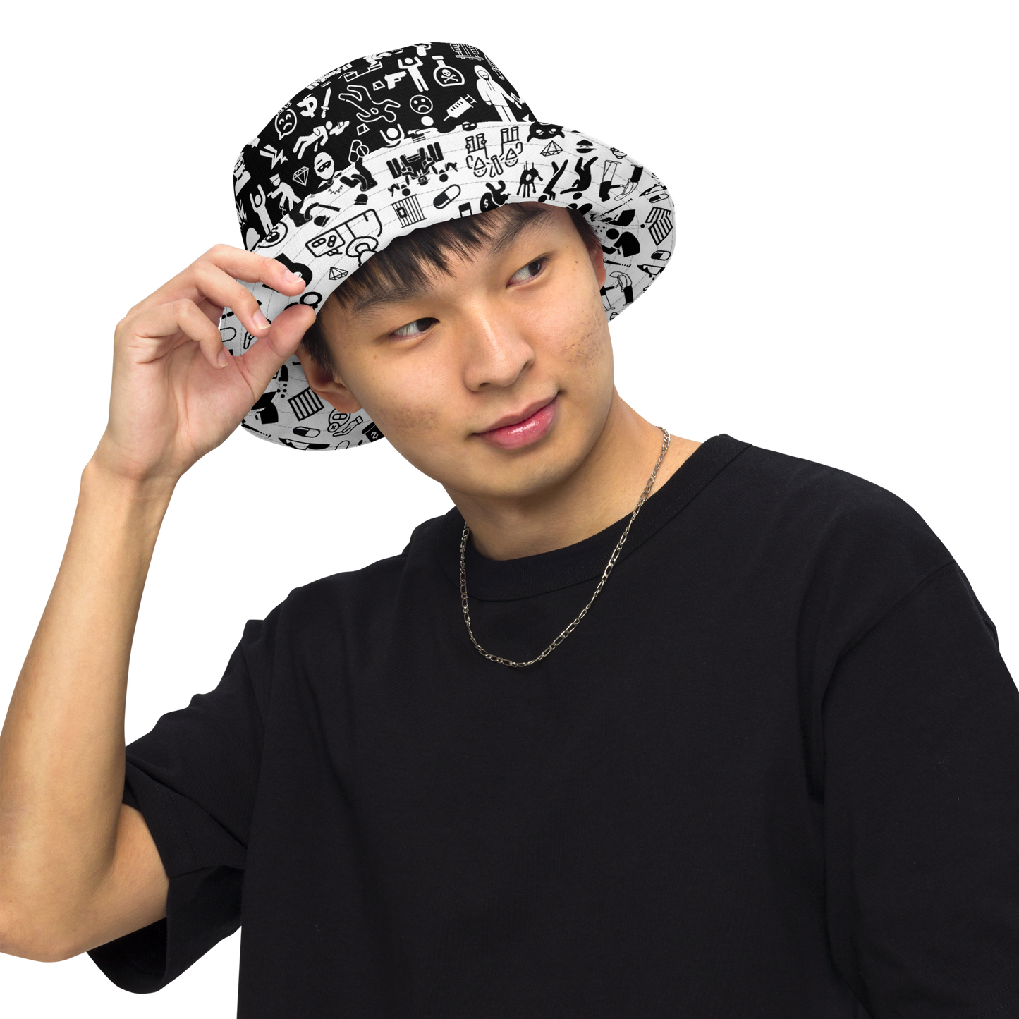 Life of Crime Reversible bucket hat