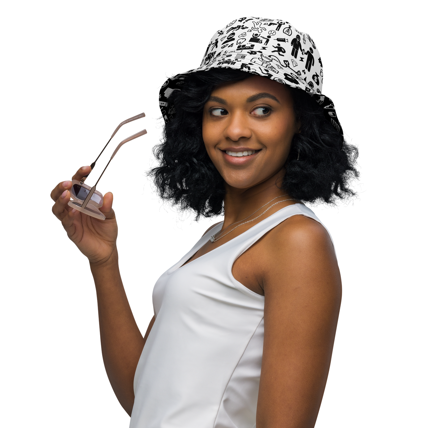 Life of Crime Reversible bucket hat