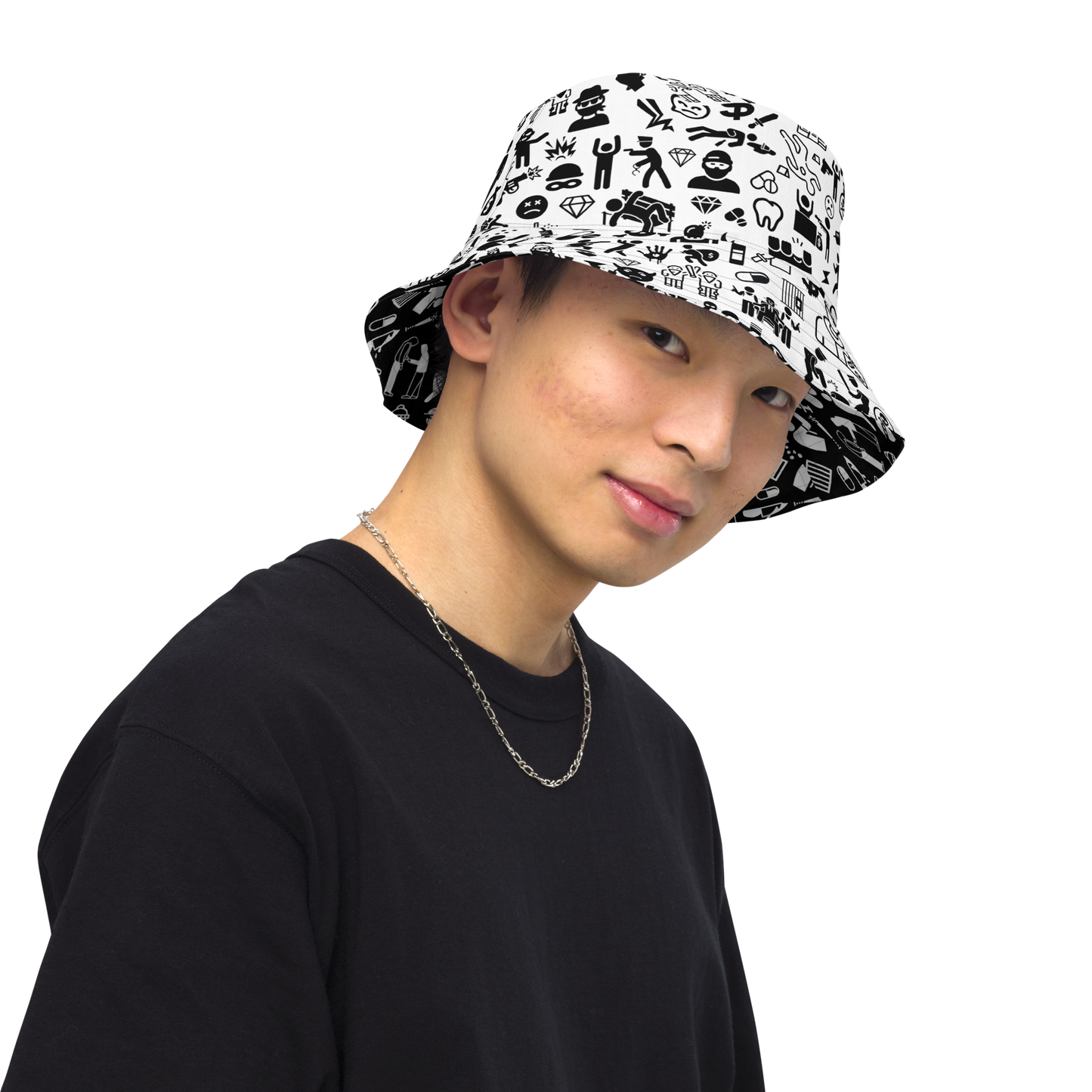 Life of Crime Reversible bucket hat