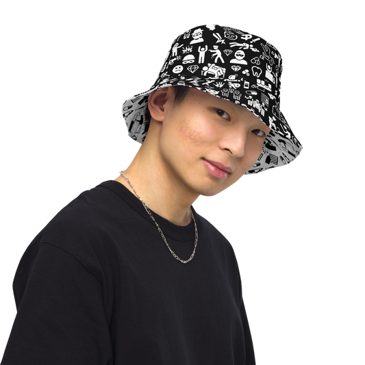 Life of Crime Reversible bucket hat