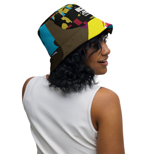 Somebody Reversible bucket hat