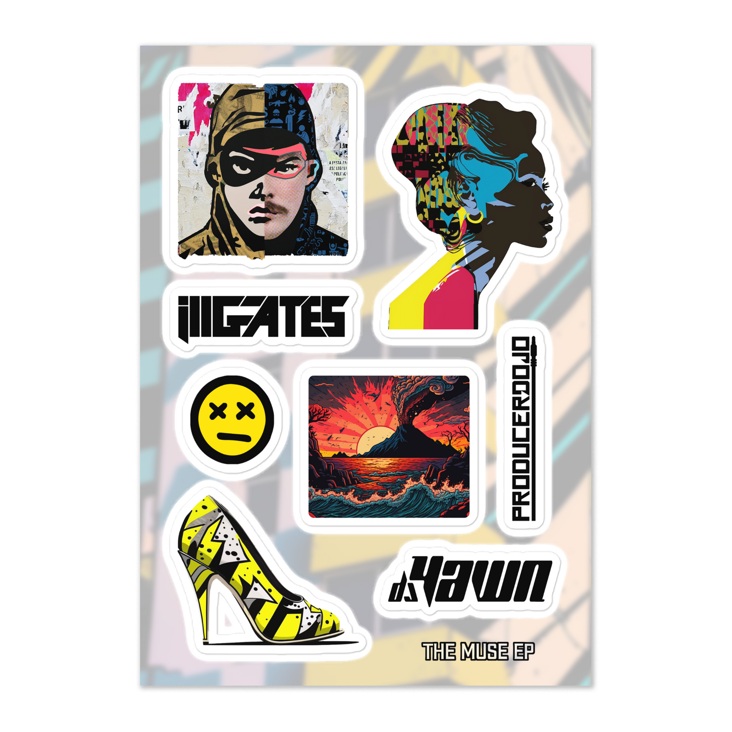 Muse EP Sticker sheet