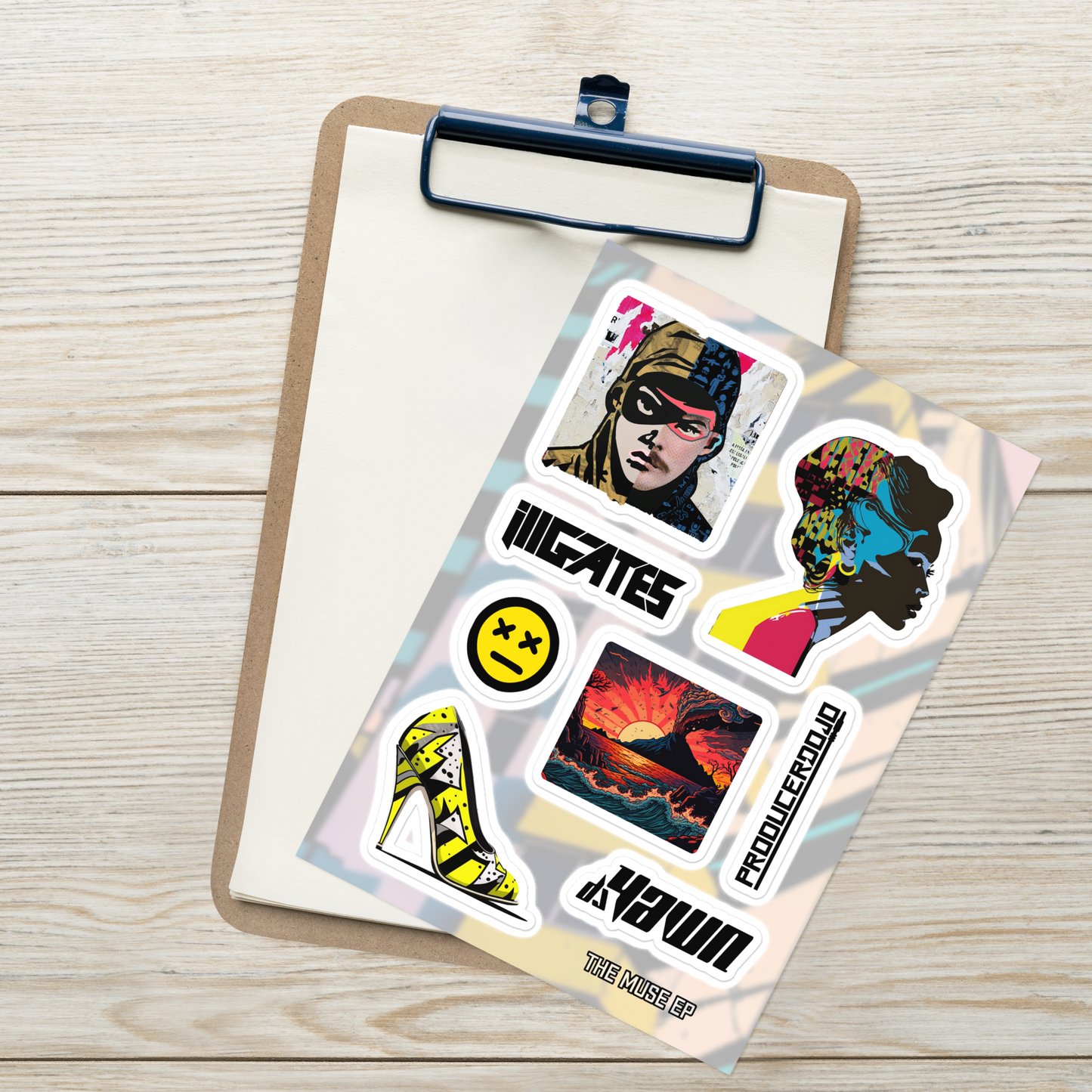 Muse EP Sticker sheet