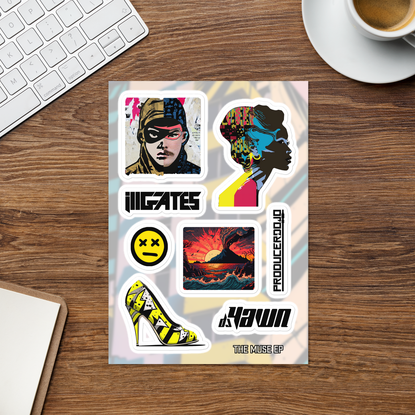 Muse EP Sticker sheet